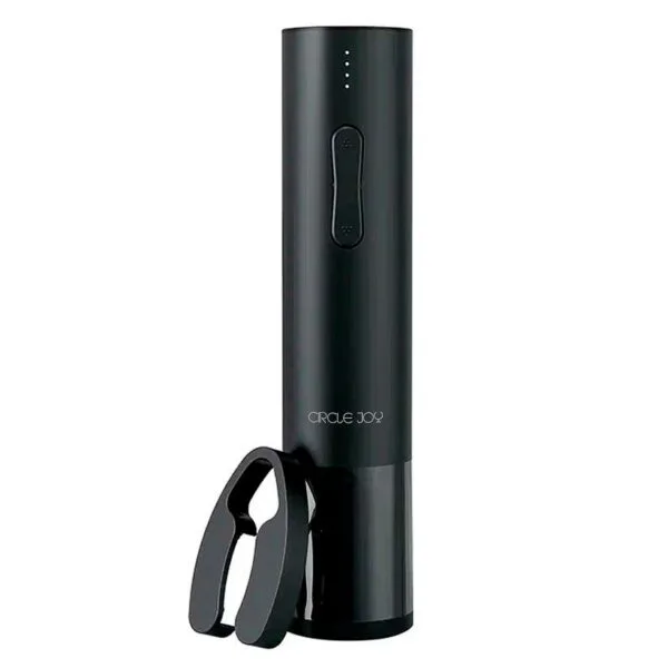 Электрический штопор Hailing Electric Wine Opener, черный с логотипом СПб - фото № 1