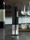 Электрический штопор с ножом для фольги Wine Diesel, черный с логотипом СПб - фото № 6