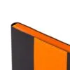 Ежедневник Bookmark, недатированный, черный с оранжевым с логотипом СПб - фото № 6
