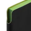 Ежедневник Flexpen Black, недатированный, черный с зеленым с логотипом СПб - фото № 2