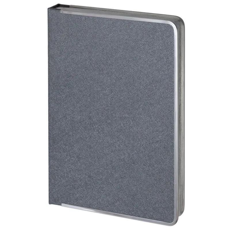 Ежедневник Frame Metal, недатированный, серый