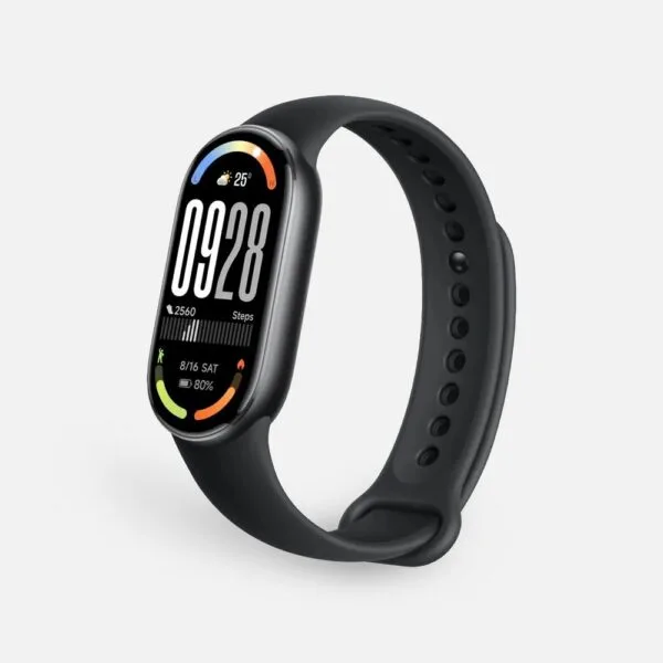Фитнес-браслет Xiaomi Smart Band 10, черный с логотипом СПб - фото № 1