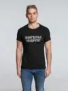 Футболка «Ангелы марли», черная с логотипом СПб - фото № 1