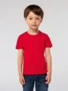 Футболка детская Pioneer Kids, красная с логотипом СПб - фото № 4