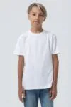 Футболка детская Regent Fit Kids, белая с логотипом СПб - фото № 4