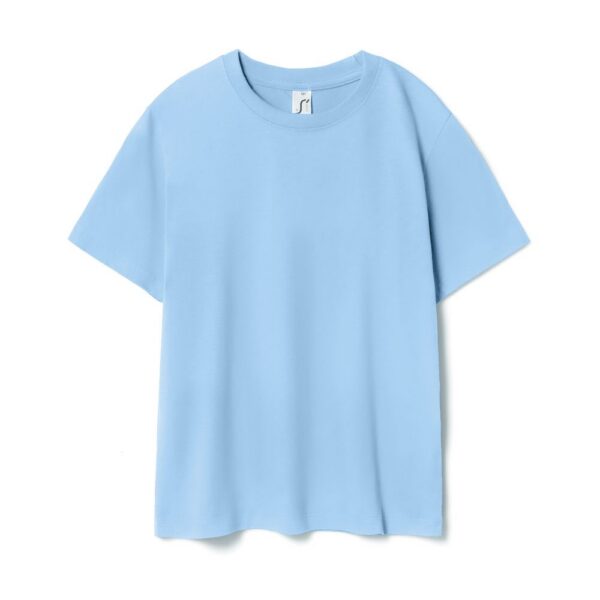 Футболка детская Regent Kids 150, голубая с логотипом СПб - фото № 1