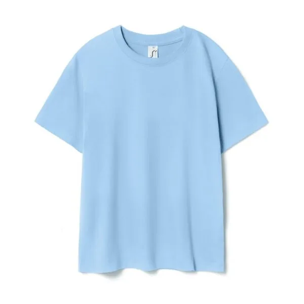 Футболка детская Regent Kids 150, голубая с логотипом СПб - фото № 1