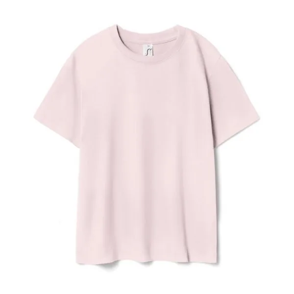 Футболка детская Regent Kids 150, светло-розовая с логотипом СПб - фото № 1