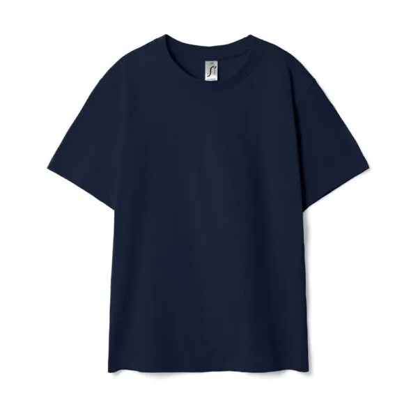 Футболка детская Regent Kids 150, темно-синяя (navy) с логотипом СПб - фото № 1