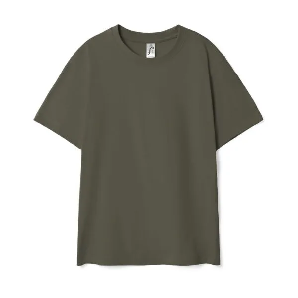 Футболка детская Regent Kids 150, темный хаки с логотипом СПб - фото № 1