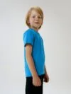 Футболка детская T-Bolka Kids, бирюзовая с логотипом СПб - фото № 6