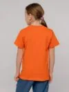 Футболка детская T-Bolka Kids, оранжевая с логотипом СПб - фото № 6