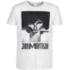 Футболка «Меламед. Jim Morrison», белая с логотипом СПб - фото № 2