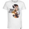 Футболка «Меламед. Jimi Hendrix», белая с логотипом СПб - фото № 2
