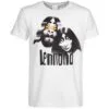 Футболка «Меламед. John Lennon, Yoko Ono», белая с логотипом СПб - фото № 2