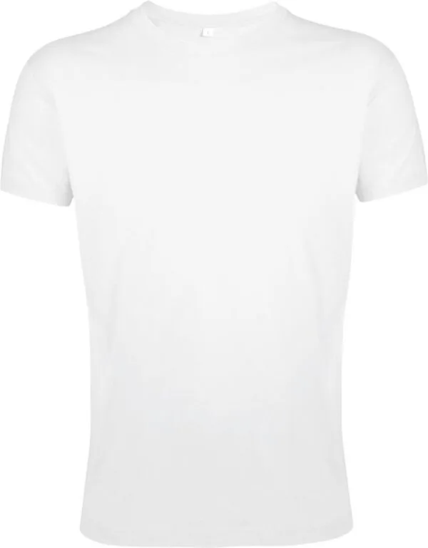 Футболка мужская Regent Fit 150, белая с логотипом СПб - фото № 1