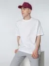 Футболка оверсайз мужская Boxy Men, бежевая (льняная) с логотипом СПб - фото № 4