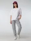 Футболка оверсайз женская Boxy Women, белая с логотипом СПб - фото № 4