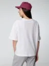 Футболка оверсайз женская Boxy Women, белая с логотипом СПб - фото № 5