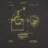 Футболка приталенная Old Patents. Coffee Mill, черный меланж с логотипом СПб - фото № 3