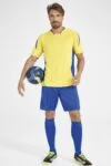 Футболка спортивная Maracana 140, зеленая с белым с логотипом СПб - фото № 4
