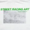Футболка Street Racing Art, белая с логотипом СПб - фото № 6