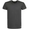 Футболка унисекс Firm Wear, черный меланж с логотипом СПб - фото № 2