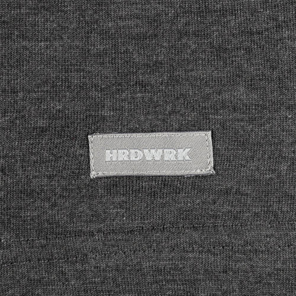 Футболка унисекс Firm Wear, черный меланж с логотипом СПб - фото № 5