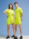 Футболка унисекс Sporty 140, розовый неон с логотипом СПб - фото № 6