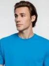 Футболка унисекс T-Bolka 160, бирюзовая с логотипом СПб - фото № 6
