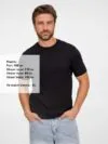 Футболка унисекс T-Bolka 180, черная с логотипом СПб - фото № 6