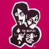 Футболка женская «Меламед. The Beatles», ярко-розовая (фуксия) с логотипом СПб - фото № 3