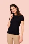 Футболка женская Millenium Stretch Women, белая с логотипом СПб - фото № 4