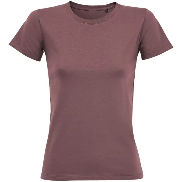 Футболка женская Regent Fit Women, пыльно-розовая с логотипом СПб - фото № 1