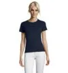 Футболка женская Regent Women, темно-синяя (navy) с логотипом СПб - фото № 4