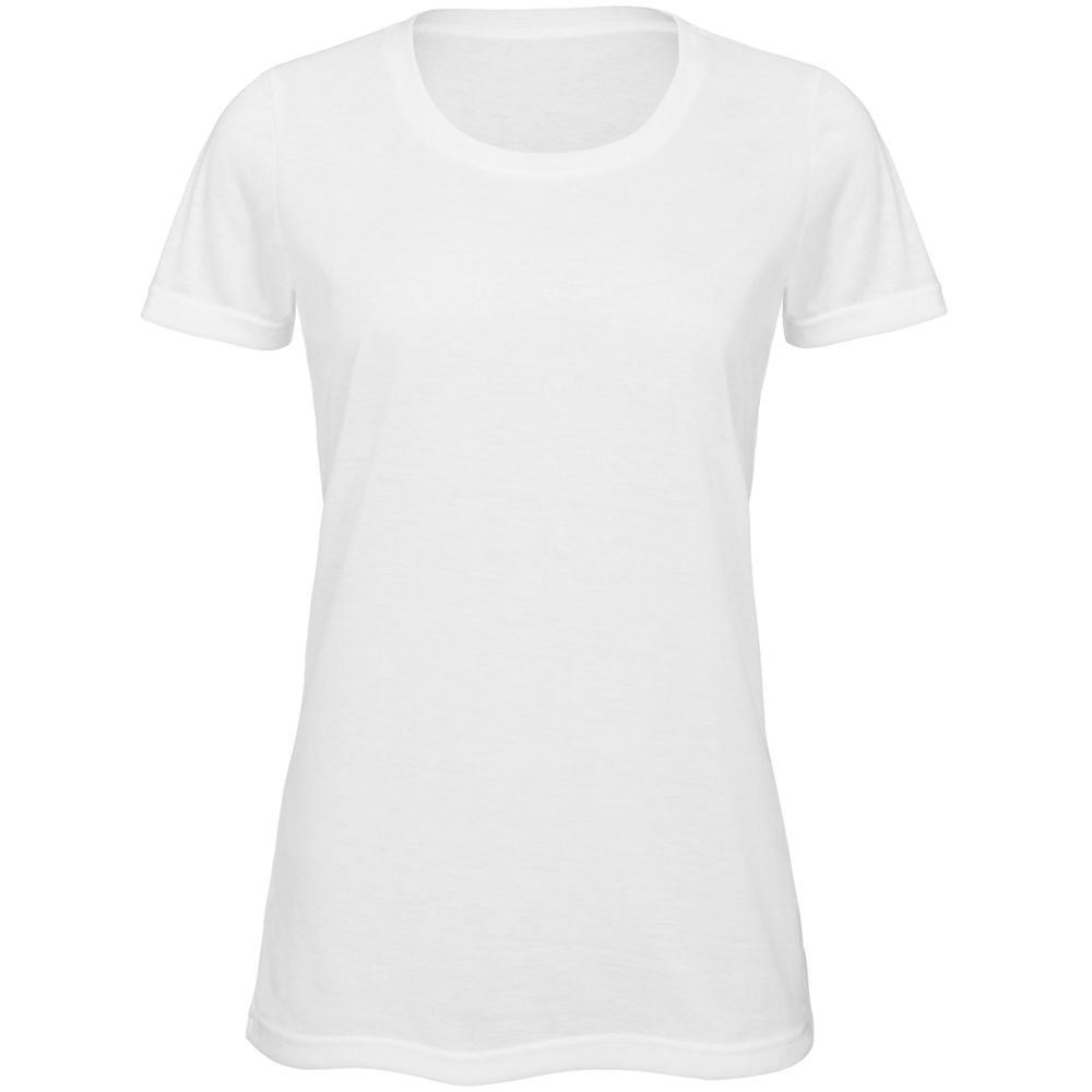 Футболка женская Sublimation, белая с логотипом СПб - фото № 1