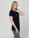 Футболка женская T-bolka Lady, темно-синяя с логотипом СПб - фото № 6