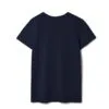 Футболка женская T-bolka Stretch Lady, темно-синяя (navy) с логотипом СПб - фото № 2