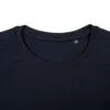 Футболка женская T-bolka Stretch Lady, темно-синяя (navy) с логотипом СПб - фото № 3