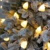Гирлянда Cosy Poms, белая с логотипом СПб - фото № 2