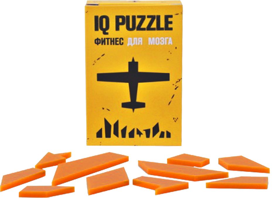 Головоломка IQ Puzzle, самолет с логотипом СПб - фото № 1