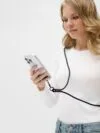 Кабель-ланьярд energyFlex Power Delivery 60 Вт, черный с логотипом СПб - фото № 3