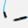 Кабель-ланьярд energyFlex Power Delivery 60 Вт, голубой с логотипом СПб - фото № 6