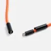 Кабель-ланьярд energyFlex Power Delivery 60 Вт, оранжевый с логотипом СПб - фото № 6