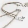 Кабель-ланьярд energyFlex Pro, серо-бежевый с логотипом СПб - фото № 1