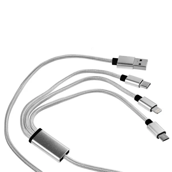Кабель Triple Charge в футляре с логотипом СПб - фото № 1