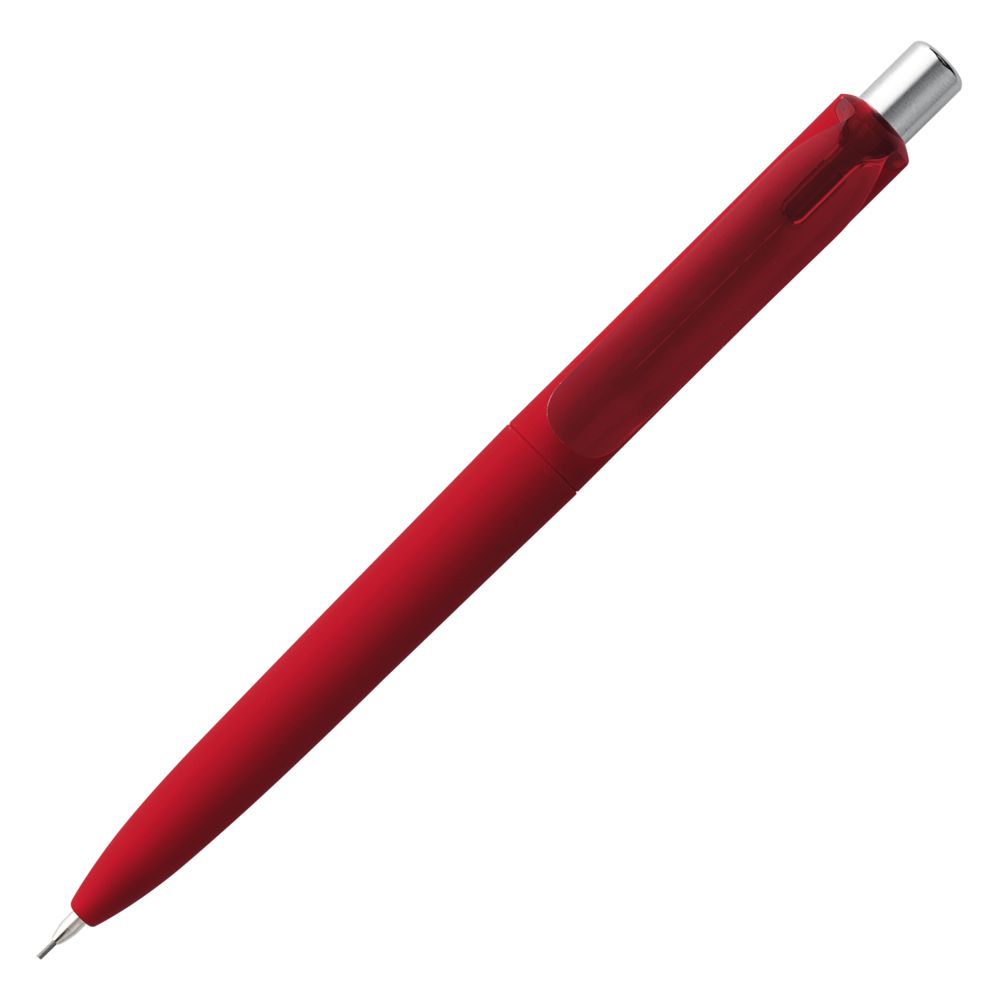 Карандаш механический Prodir DS8 MRR-C Soft Touch, красный с логотипом СПб - фото № 4