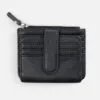 Картхолдер на молнии Unison, черный с логотипом СПб - фото № 2