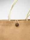 Холщовая сумка на плечо Grocery с логотипом СПб - фото № 3