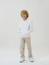 Худи детское Kirenga Kids 2.0, белое с логотипом СПб - фото № 6